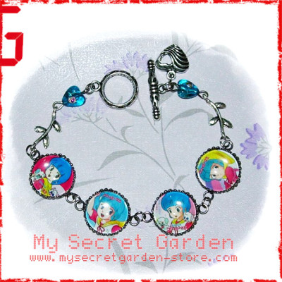 Creamy Mami The Magic Angel 魔法の天使クリィミーマミ Yu Morisawa anime Cabochon Bracelet  Creamy Mami The Magic Angel 魔法の天使クリィミーマミ Yu Morisawa anime Cabochon Bracelet